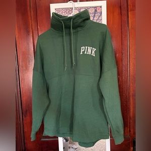 Victoria’s Secret PINK Varsity Cowl Jumper in Satin Green